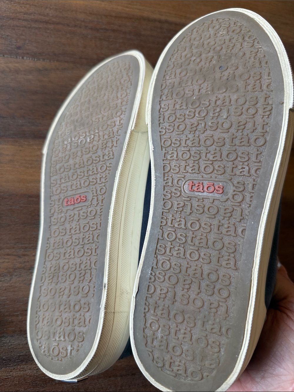 Taos Footwear Two-Tone Blue Canvas Lace-Up Women’s Sneakers Size 7 - Picture 10 of 10